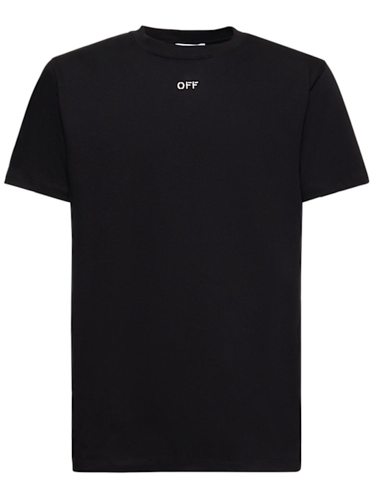Luisaviaroma T-shirt slim fit Off Stitch in cotone