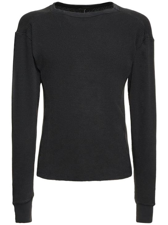 Luisaviaroma T-shirt termica Washed Black