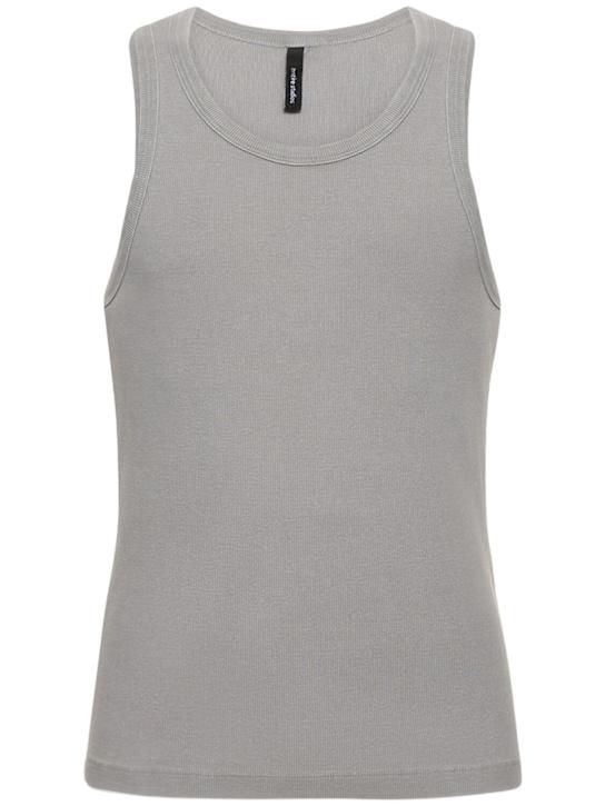 Luisaviaroma Tank top in cotone a costine