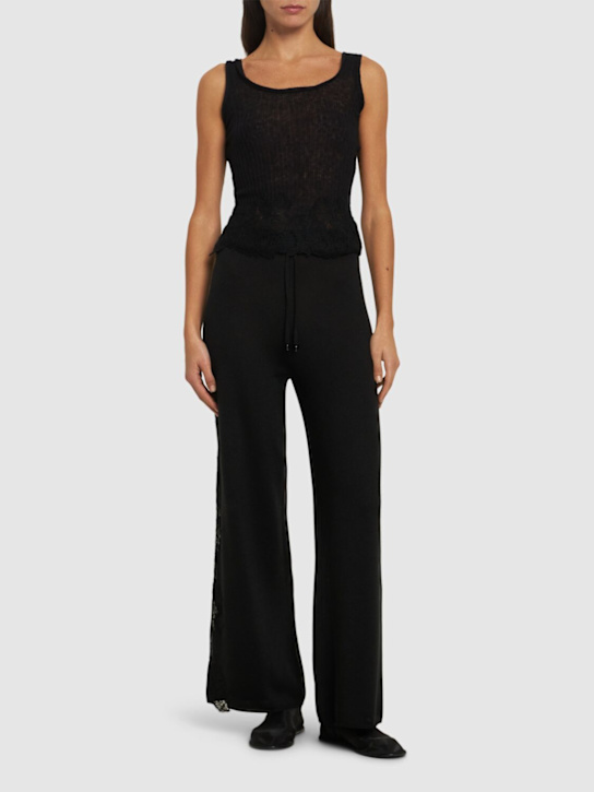 Luisaviaroma Tank Top In Maglia Con Ricami