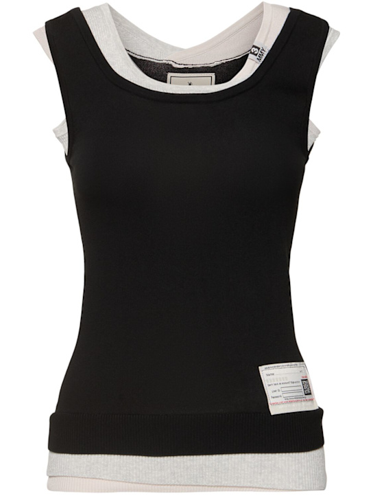 Luisaviaroma Tank top in maglia di jersey