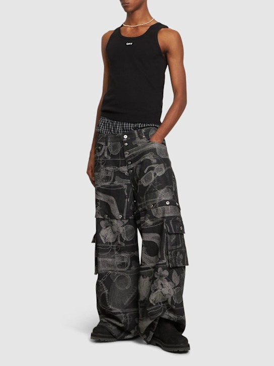 Luisaviaroma Tank Top Off Stamp In Misto Cotone