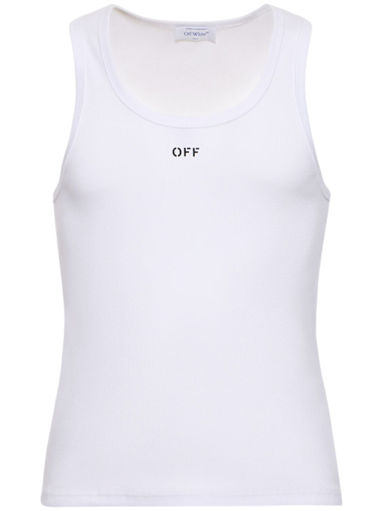 Luisaviaroma Tank top Off Stamp in misto cotone