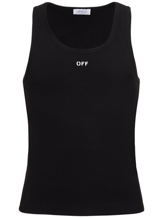 Luisaviaroma Tank top Off Stamp in misto cotone