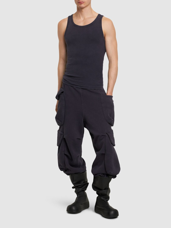 Luisaviaroma Tank Top Slim Fit In Cotone A Costine