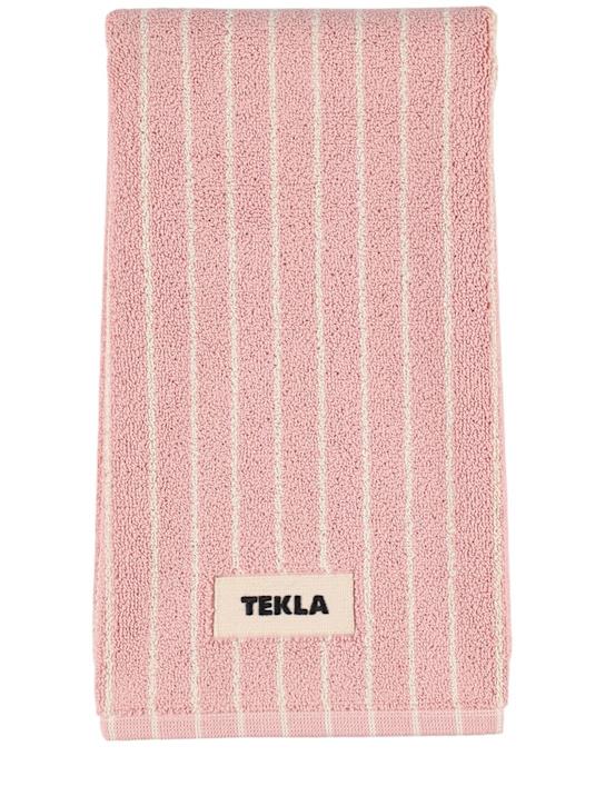 Luisaviaroma Tappetino da bagno a righe rosa