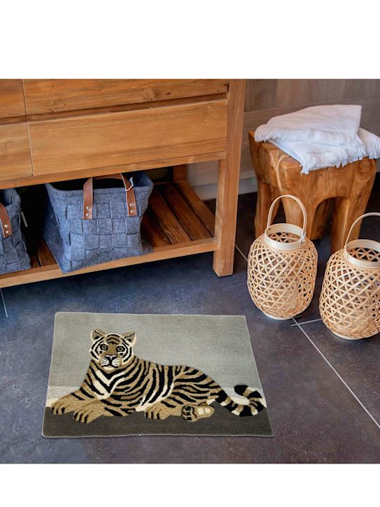 Luisaviaroma Tappeto Sitting Tiger In Lana