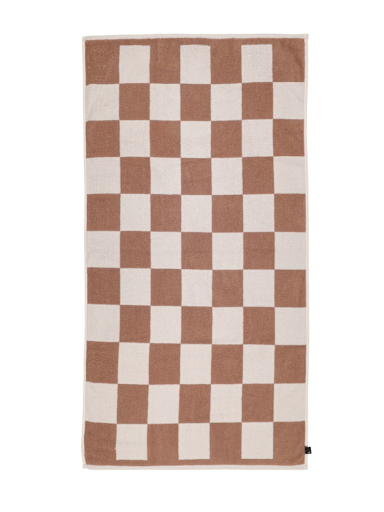Luisaviaroma Telo bagno in cotone check
