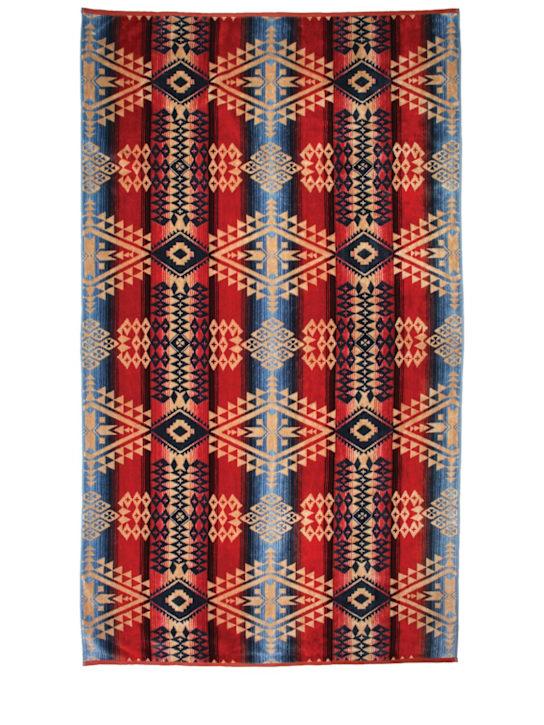 Luisaviaroma Telo bagno in cotone jacquard