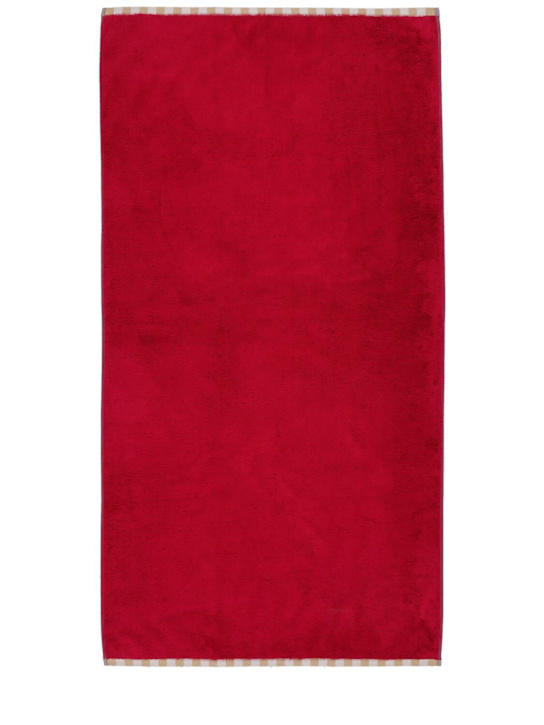 Luisaviaroma Telo bagno Magenta Green in cotone