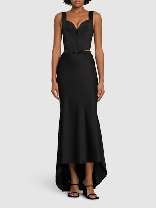 Luisaviaroma Top A Corsetto In Raso