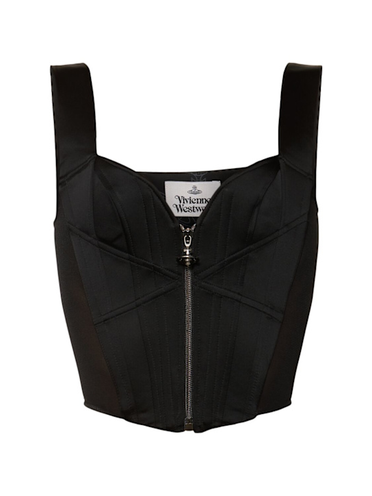 Luisaviaroma Top a corsetto in raso