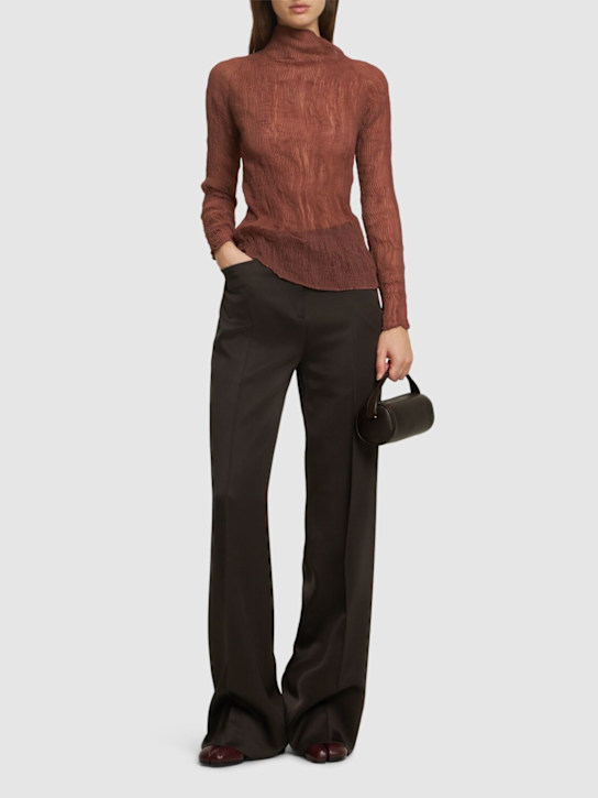 Luisaviaroma Top A Maniche Lunghe Chiffon Twist 2