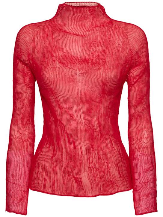 Luisaviaroma Top a maniche lunghe Chiffon Twist 2