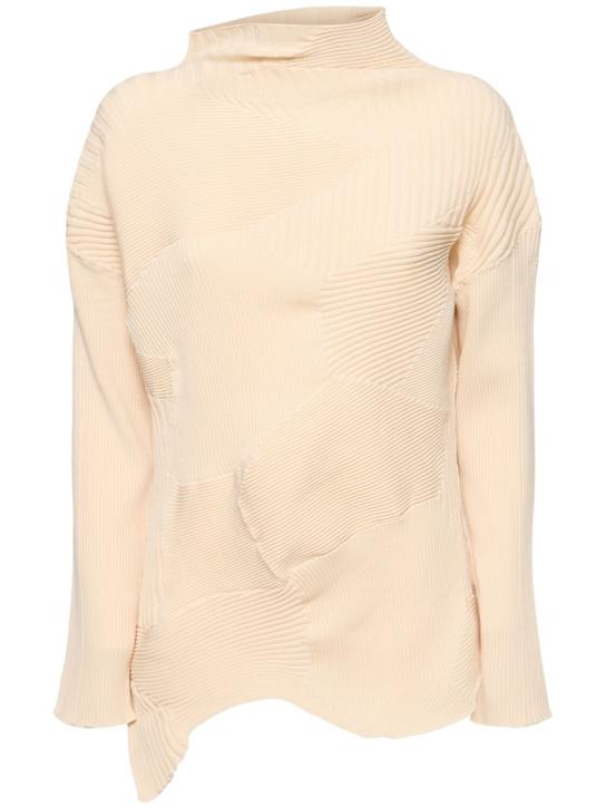 Luisaviaroma Top asimmetrico plissé Kone Kone