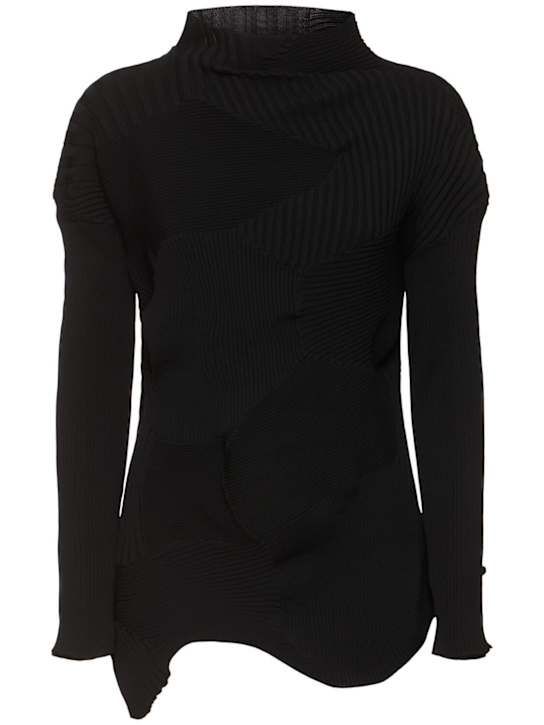 Luisaviaroma Top asimmetrico plissé Kone Kone