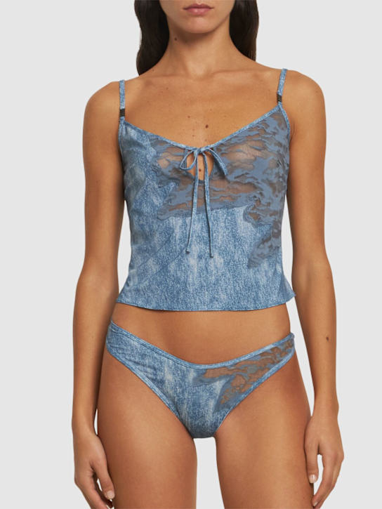 Luisaviaroma Top Con Cutout Diesel X Fenty Sauvage