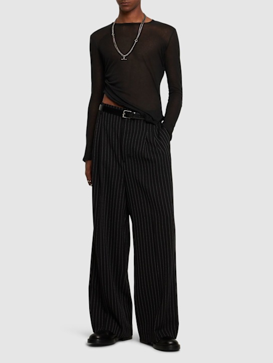 Luisaviaroma Top Cropped Brando A Maniche Lunghe