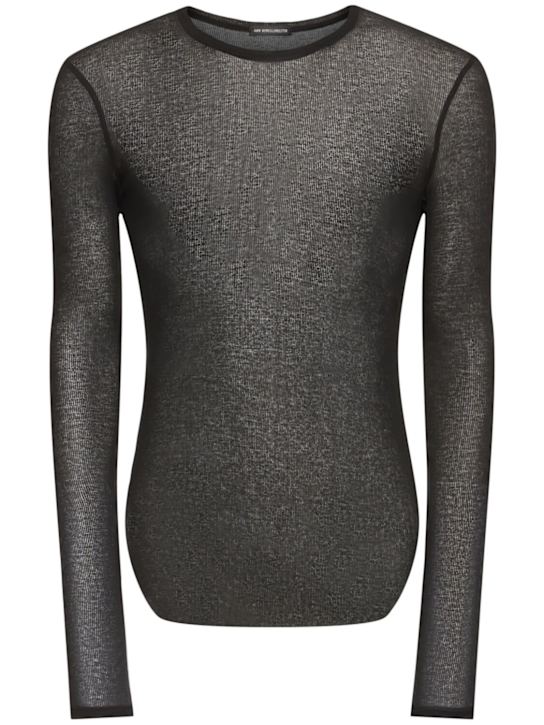 Luisaviaroma Top cropped Brando a maniche lunghe