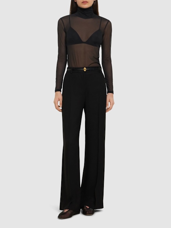 Luisaviaroma Top Dolcevita In Tulle Misty