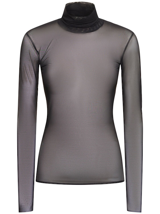 Luisaviaroma Top dolcevita in tulle Misty