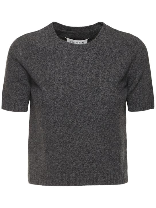 Luisaviaroma Top in maglia di lana washed