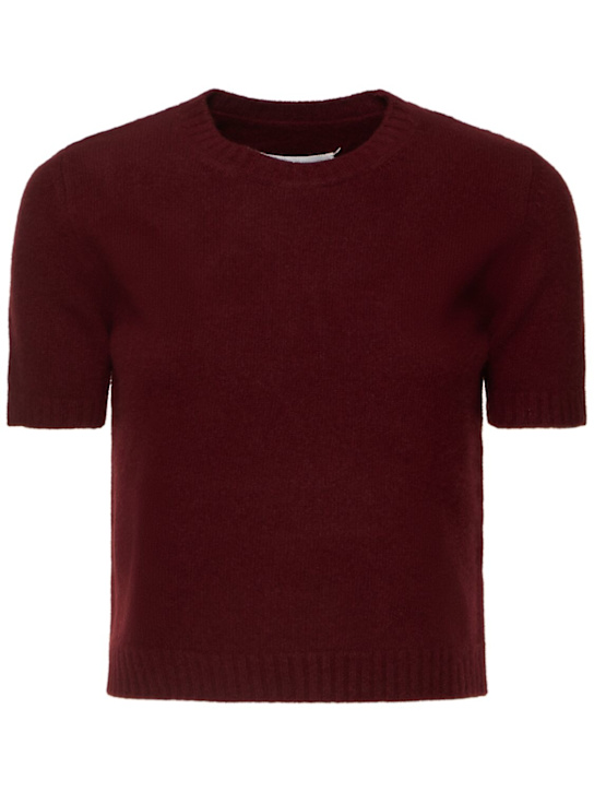 Luisaviaroma Top in maglia di lana washed