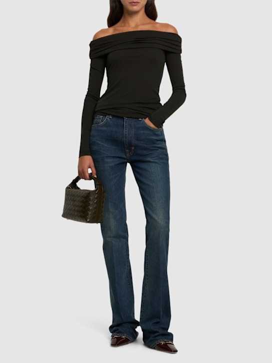 Luisaviaroma Top In Mesh Di Jersey Amily
