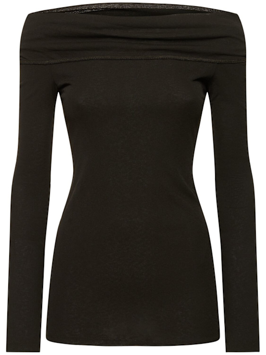 Luisaviaroma Top in mesh di jersey Amily