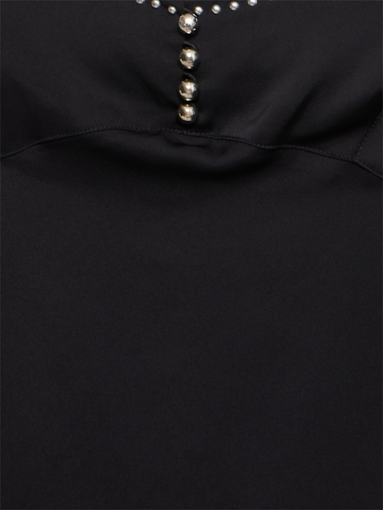 Luisaviaroma Top In Raso Con Decorazioni