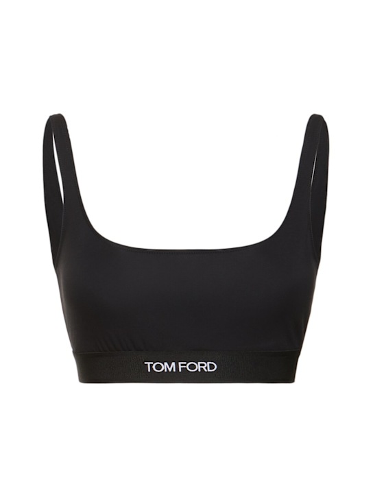 Luisaviaroma Top sportivo in modal con logo
