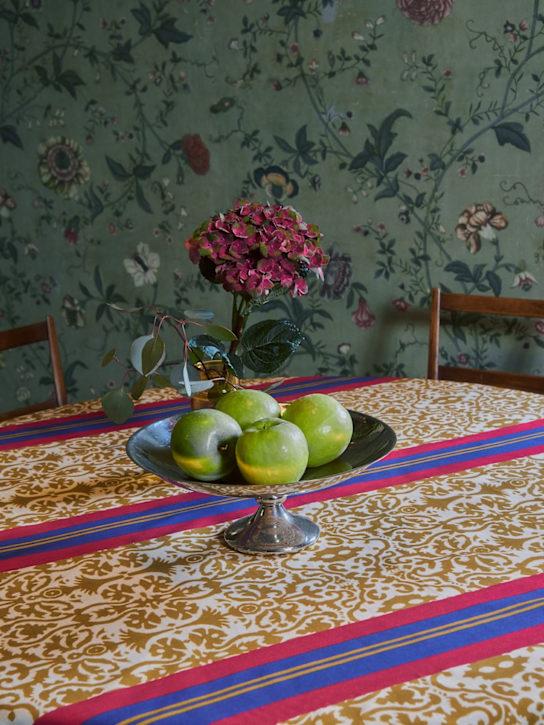 Luisaviaroma Tovaglia Damask Stripes Chutney