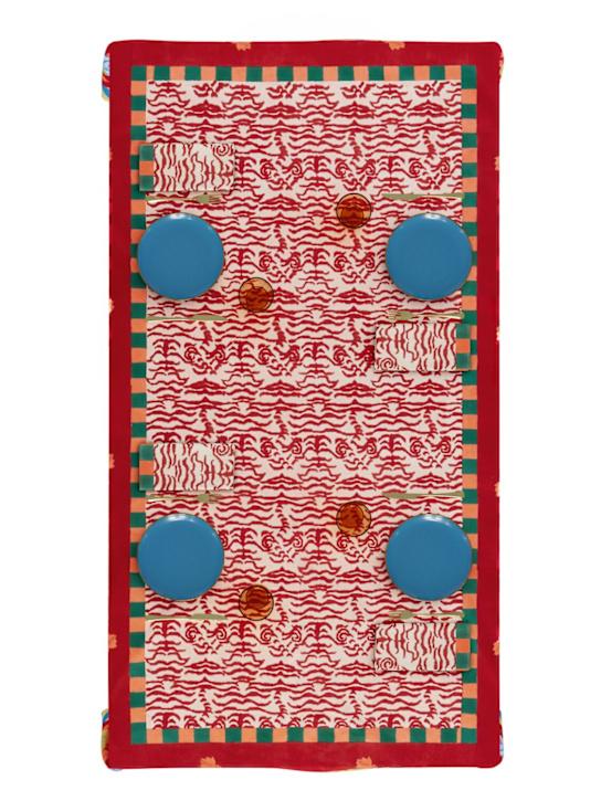 Luisaviaroma Tovaglia Indian Tiger Red