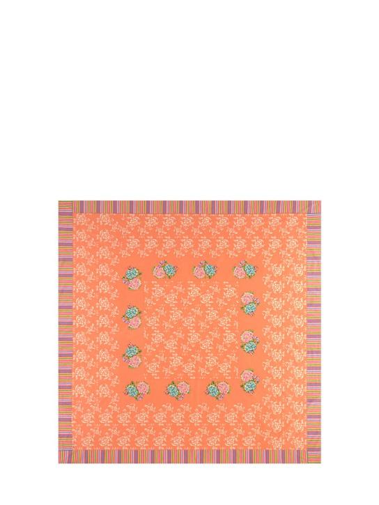 Luisaviaroma Tovaglia Kandem Queen Peach in cotone