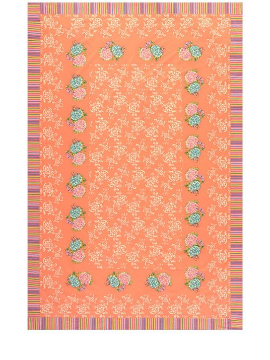 Luisaviaroma Tovaglia Kandem Queen Peach in cotone