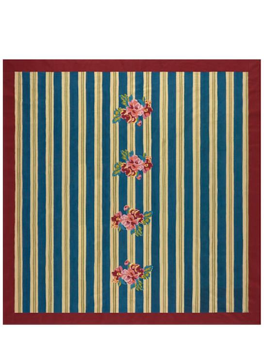 Luisaviaroma Tovaglia Queen Stripes Bouquet