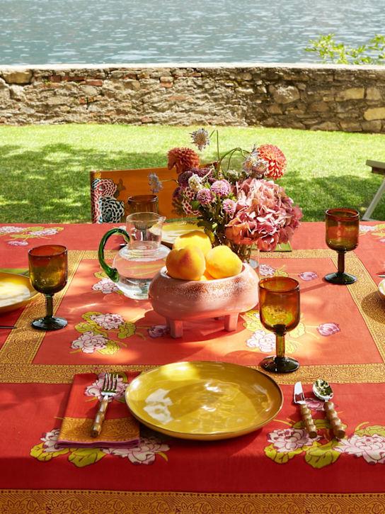 Luisaviaroma Tovaglia Tea Flower Redorange