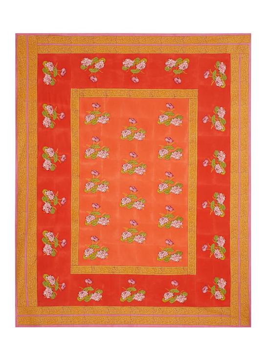 Luisaviaroma Tovaglia Tea Flower Redorange
