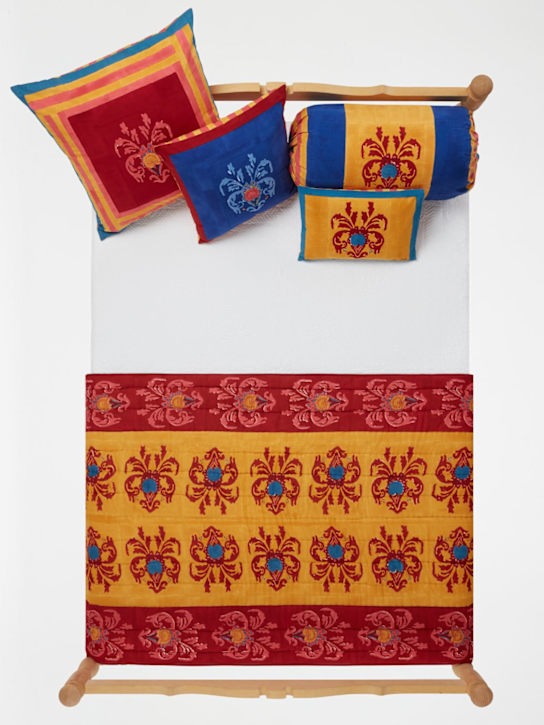 Luisaviaroma Trapunta Brocade Royal Blue Junior