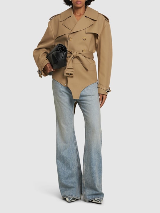 Luisaviaroma Trench Body In Gabardina