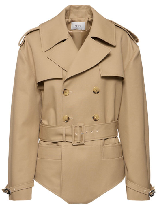 Luisaviaroma Trench body in gabardina