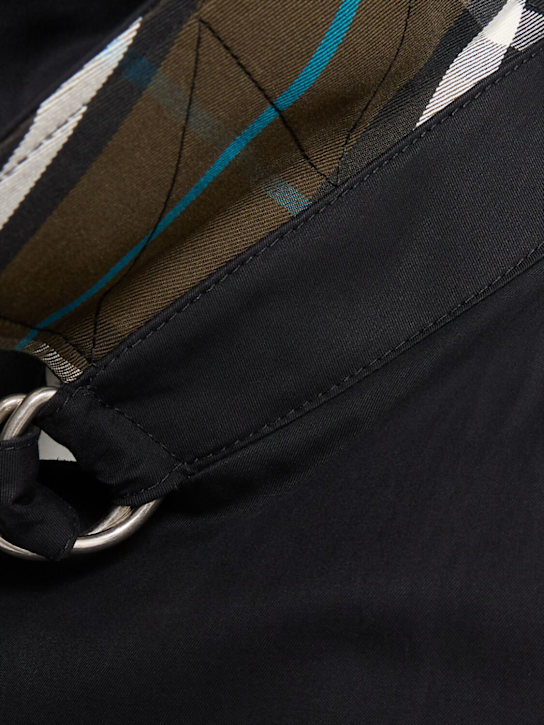Luisaviaroma Trench Corto In Gabardina Di Cotone