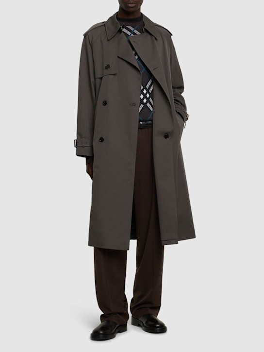 Luisaviaroma Trench Lungo In Cotone