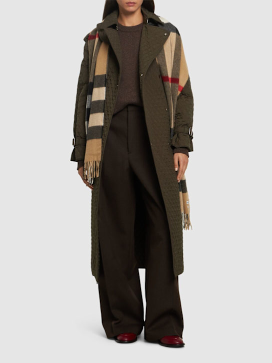 Luisaviaroma Trench Lungo In Gabardina