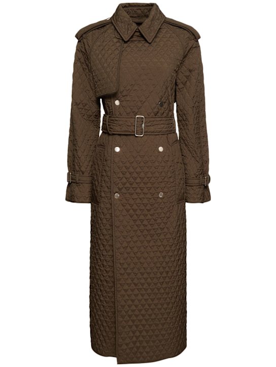 Luisaviaroma Trench lungo in gabardina