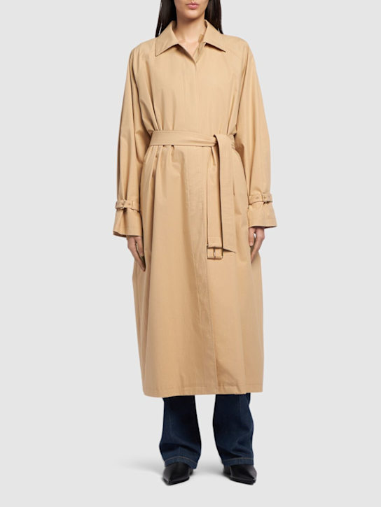 Luisaviaroma Trench Memo In Gabardina Di Cotone