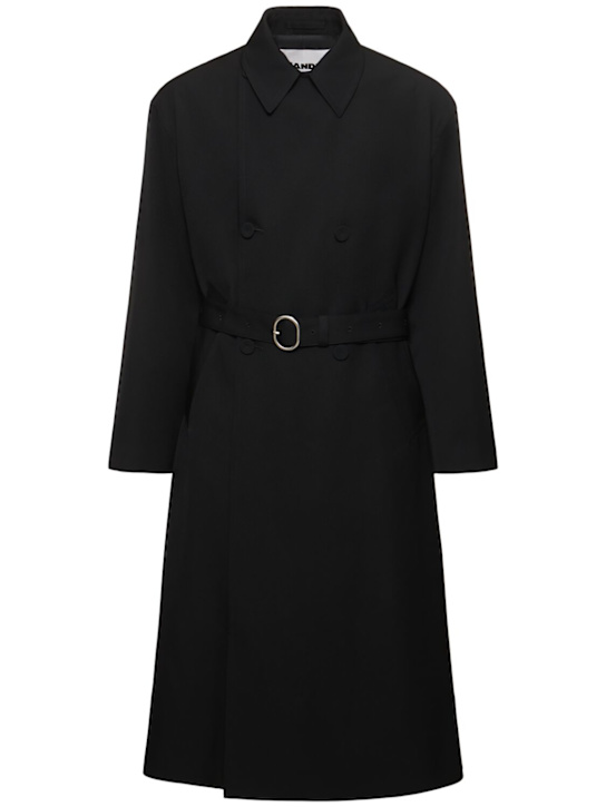 Luisaviaroma Trench oversize in gabardina di lana