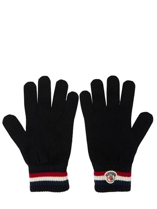 Luisaviaroma Tricolor virgin wool gloves