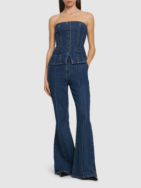 Luisaviaroma Tuta A Fascia In Denim