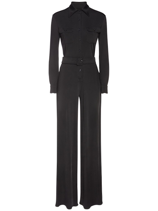 Luisaviaroma Tuta lunga in raso stretch